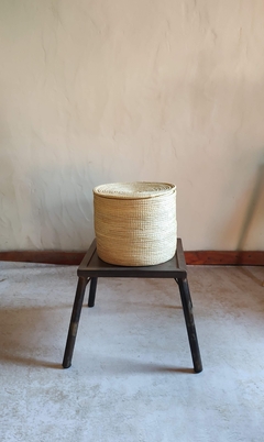 Cajita de carandillo redonda con tapa - Tamaño S M y L - comprar online