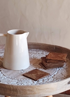 Posavasos de rattan