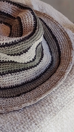 Sombrero de chaguar Rafaela rayado en internet