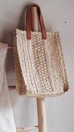 Bolsp matero de palma y cuero