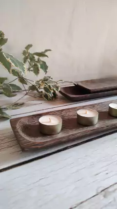 Tablita de madera de coco