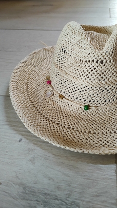 Sombrero Piedras - natural y negro en internet