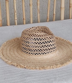 Sombrero de rafia natural Abril - comprar online