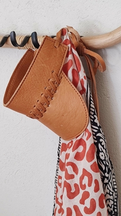 Imagen de Visera de cuero Identite con trenza