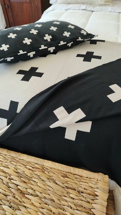 Manta Cruz reversible - La Fabricana