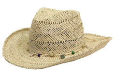 Sombrero Piedras - natural y negro - tienda online