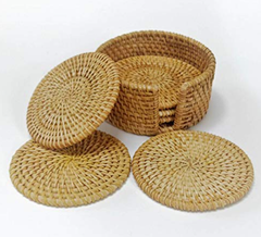 Posavasos de rattan x 6u en internet