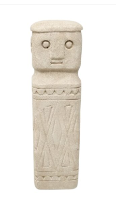 Primitivo tallado en piedra - 30 cm