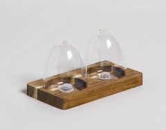 Set de salero y pimentero amorfo - comprar online