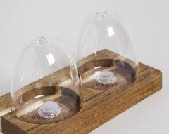 Set de salero y pimentero amorfo