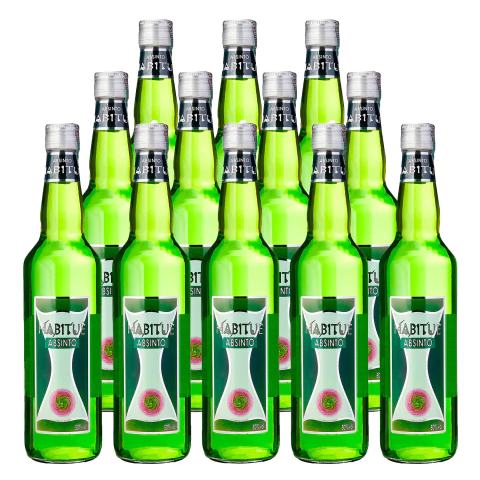 Licor Fino de Absinto Habitué 750ml 12 Unidades