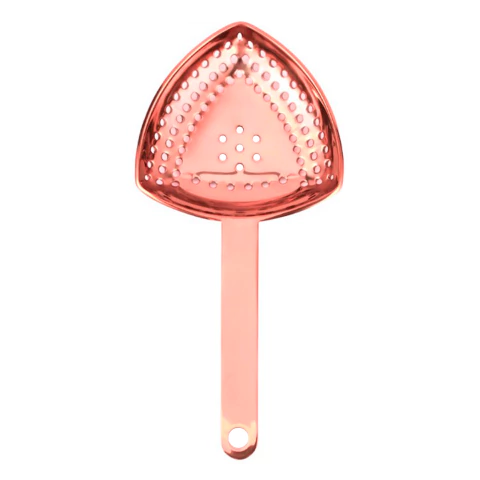 Coador Julep Triangular em Inox Rosé