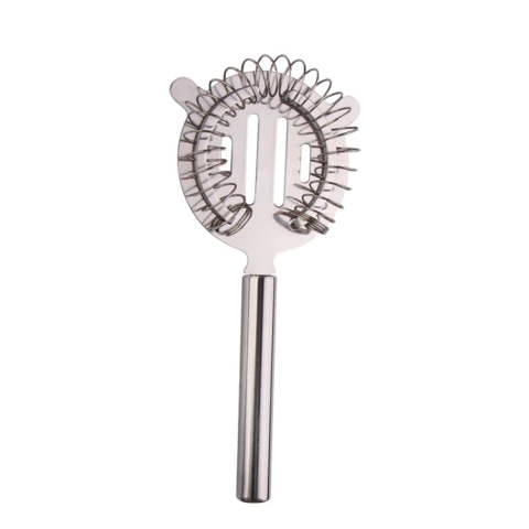 Coador de Coquetéis Strainer em Inox Cabo Longo 2 Apoios