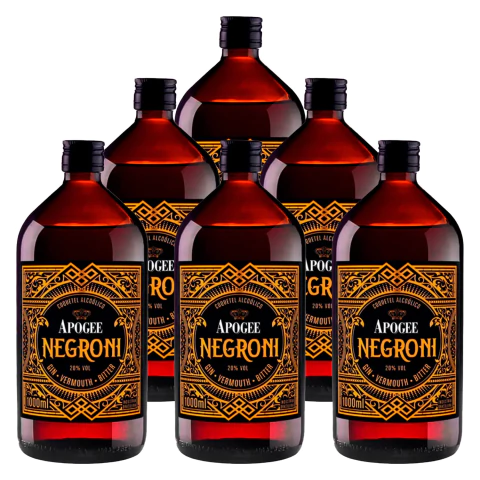 Aperitivo Apogee Negroni Gin Vermouth Bitter 1l 6 Unidades
