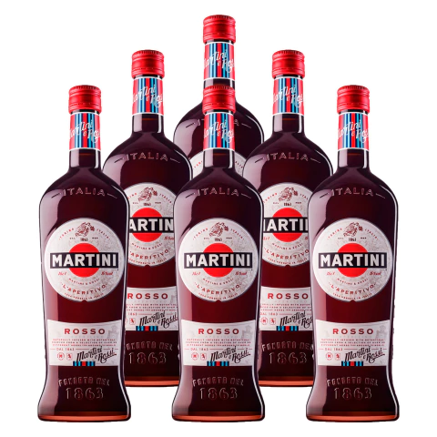 Aperitivo Martini Vermouth Rosso 750ml 6 Unidades