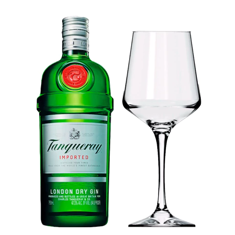 Gin Tanqueray London Dry 750ml + Taça