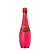 Garrafa PET de Água Mineral com Gás Acquíssima Passion 510ml gelada, coberta de gotas de condensação, sobre fundo branco