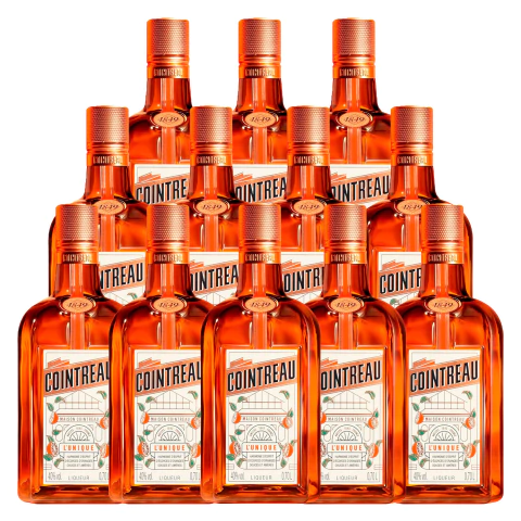 Licor Fino de Laranja Cointreau 700ml 12 Unidades