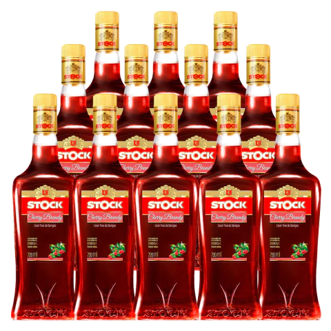 Licor Fino de Cereja Stock Cherry Brandy 720ml 12 Unidades
