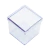 Caixinha de Acrílico Quadrada Transparente 5x5cm 5 Unidades - comprar online