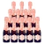 Espumante Chandon Baby Brut Rosé 187ml 12 Unidades