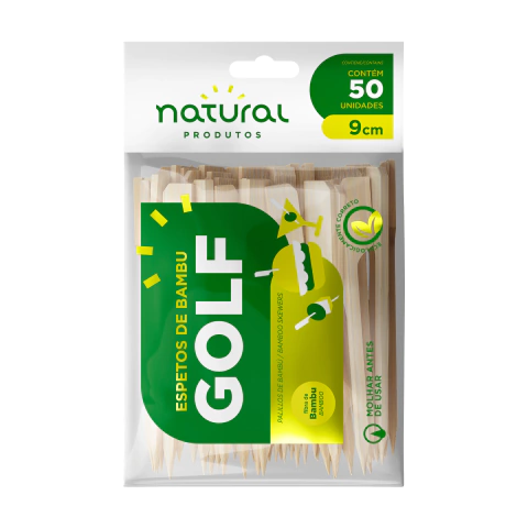 Espeto de Bambu Golf 50 Unidades