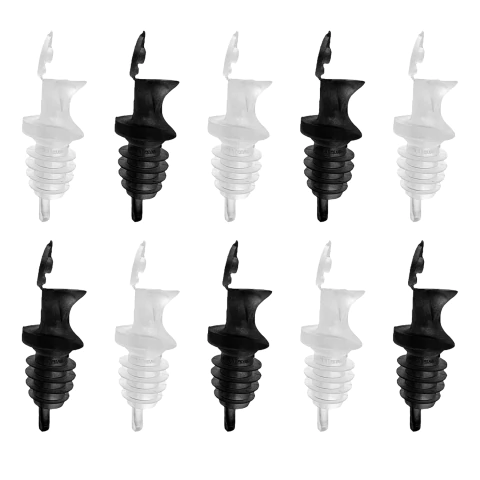 Bico Dosador Biqueira de Plástico com Tampa 10 Unidades