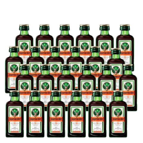 Miniatura Licor Fino de Ervas Jägermeister 20ml 24 Unidades