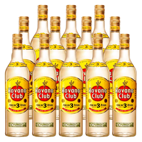 Rum Havana Club Añejo 3 anos 700ml 12 Unidades