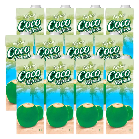 Água de Coco Néctar Coco Refresh 1l 12 Unidades