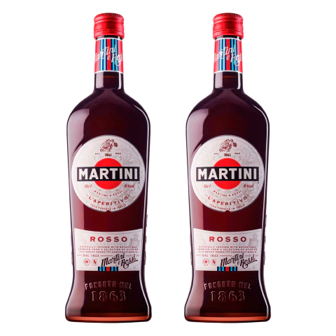 Martini Vermouth Rosso 750ml 2 Unidades