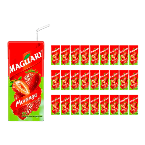 Suco Maguary Sabor Morango 200ml 27 Unidades