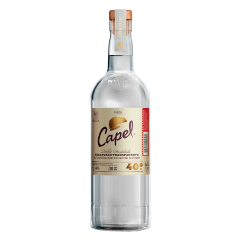 Pisco Reservado Transparente Capel 750ml