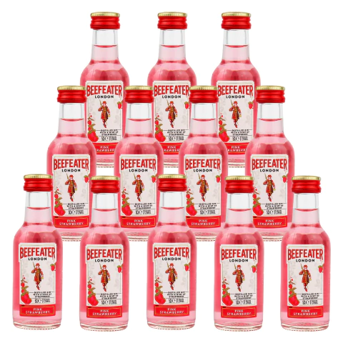 Miniatura Gin Beefeater Pink 50ml 12 Unidades