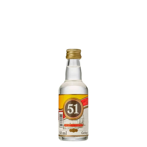 Miniatura Cachaça Aguardente 51 50ml
