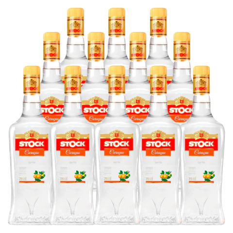 Licor Fino de Laranja Stock Curaçau Triple Sec 720ml 12un