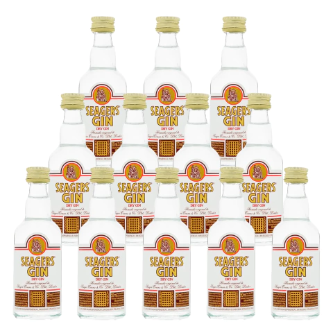 Miniatura Gin Seagers Dry 50ml 12 Unidades