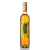 Garrafa unica da Cachaca de Jambu Jambuzera 500ml com liquido ambar e rotulo verde, vista de frente