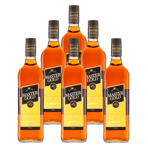 Coquetel Alcoólico de Malt Whisky Master Gold 900ml 6un