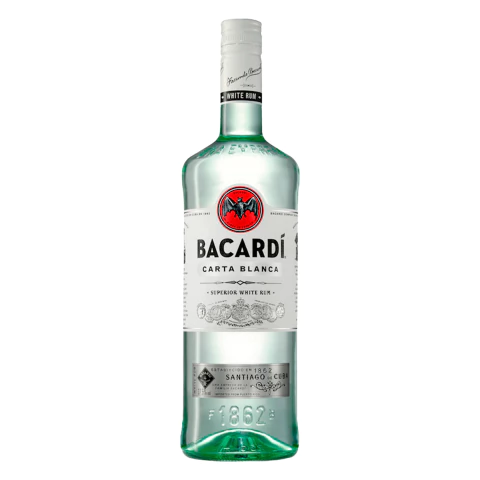 Rum Cubano Bacardi Carta Blanca 980ml