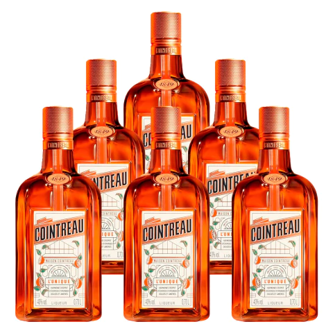 Licor Fino de Laranja Cointreau 700ml 6 Unidades
