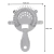 Coador de Coquetéis Strainer em Inox 4 Apoios - WebBar | Bebidas | Utensílios para Barman