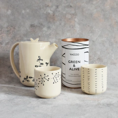 Set Tea for two: Tetera Grande, dos pocillos y un Té a elección YAŬZO