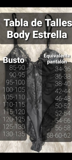 BODY ESTRELLA BLANCO - Kundalini.lenceria