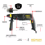 Rotomartillo Konan SDS PLUS 850w 2.5J KRM/26TE - Loyevo
