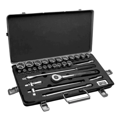 Caja Bocallaves Bahco 29 Piezas 1/2" 8mm-30mm Estriado 7800DME-29 - comprar online