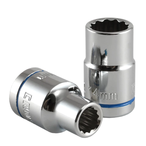 Bocallaves Estriada Crossmaster 1/2" Milmétrica