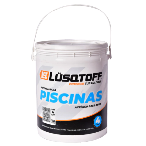 Acrílico Celeste para Pileta Lusqtoff 4 Litros ACP4-8