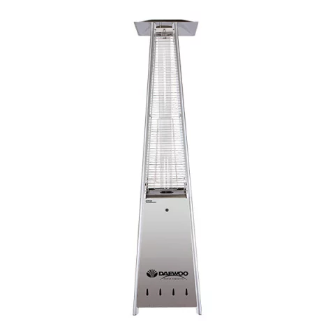 Calentador de Patio Daewoo a Gas Pirámide Acero Inoxidable