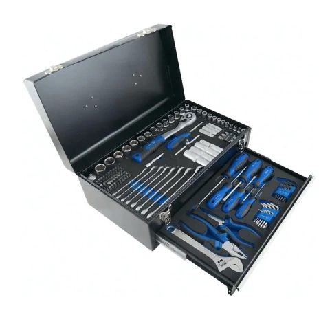 Kit de Herramientas KLD 133 Piezas Caja Metalica KLD1848